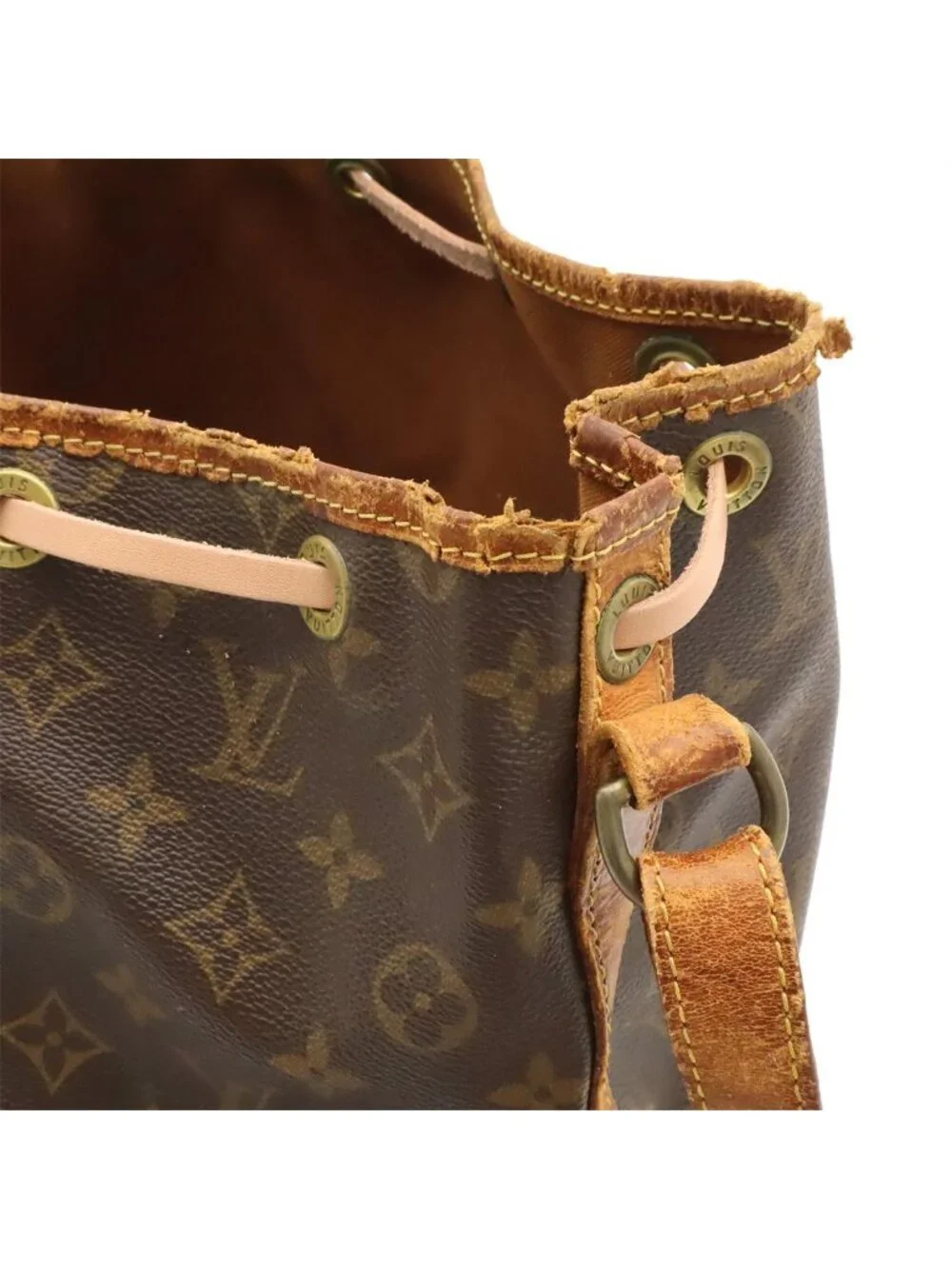 Louis Vuitton Monogram Noe Shoulder Bag Semi Drawstring